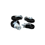 Caster Set, Stem, Swivel, 2 With Brake 2 Without