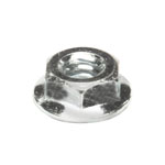 Nut,1/4-20 Hex Ser. Flange Zn 