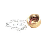 Hex-Knurl Cap Nut With Chain 